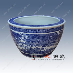 景德镇手绘陶瓷鱼缸批发厂家陶瓷鱼缸批发价格 景德镇唐龙陶瓷公司 陶瓷产品